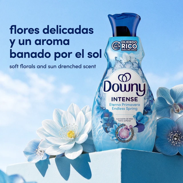 Alt view image 3 of 6 - Downy Intense Fabric Softener, Endless Spring, 77 fl oz, 105 Loads