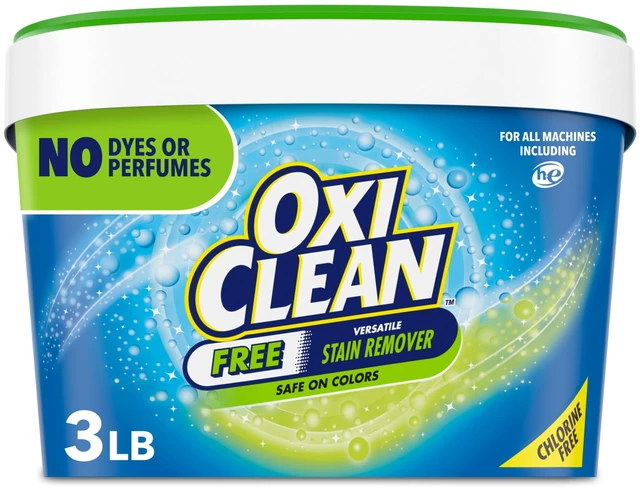 Main image of OxiClean Free Versatile Home and Laundry Stain Remover Powder, No Dyes or Perfumes, 3lb