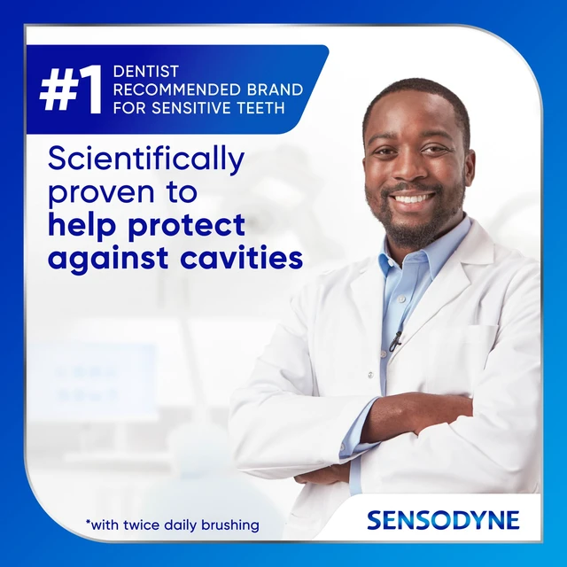 Alt view image 2 of 6 - Sensodyne Cavity + Sensitivity Fluoride Toothpaste, 2.7Oz