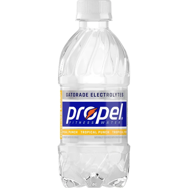 Alt view image 3 of 6 - Propel Electrolyte Enhanced Water Sports Drink, Tropical Punch, 12 fl oz, 8 Count