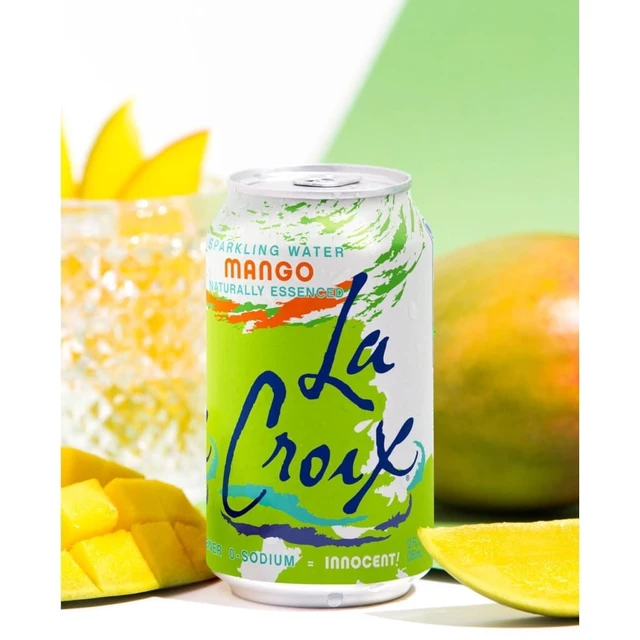 Alt view image 3 of 5 - LaCroix Mango Sparkling Water, 12 oz Cans, 24 Count (2 Packs of 12)