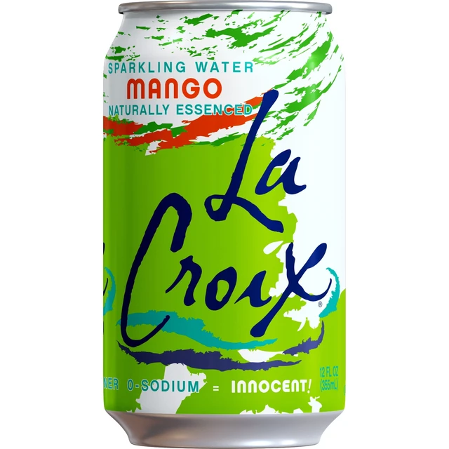 Alt view image 2 of 5 - LaCroix Mango Sparkling Water, 12 oz Cans, 24 Count (2 Packs of 12)