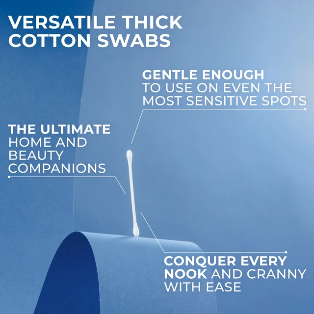 Alt view image 3 of 5 - Q-tips Original Cotton Swabs, 100% Cotton, 750 Count, for Home, First Aid and Beauty