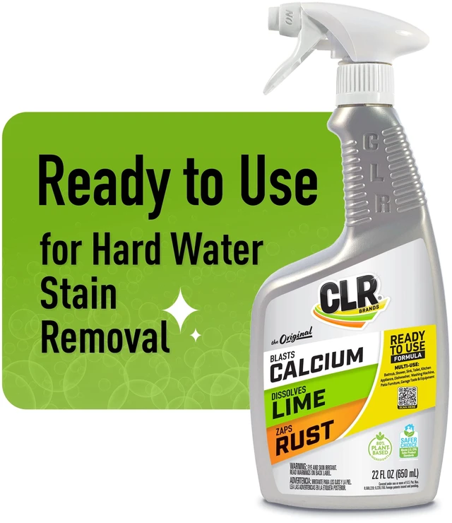Main image of CLR Calcium Lime and Rust Remover EPA Safer Choice 22 oz Spray