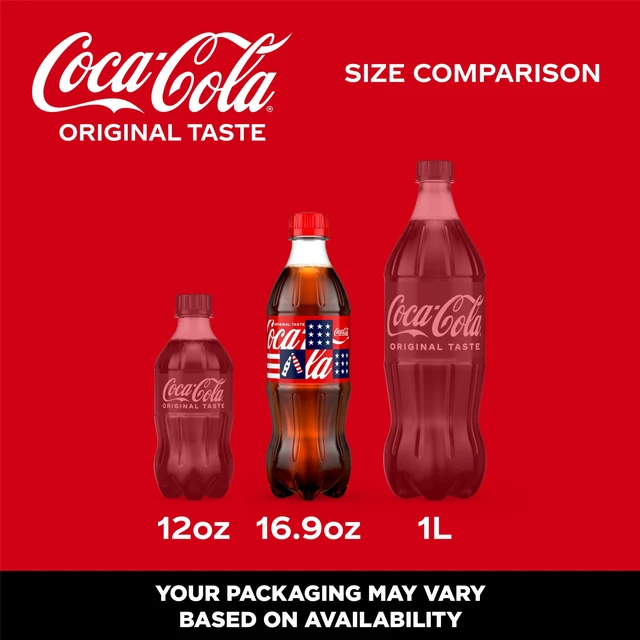 Alt view image 2 of 5 - Coca-Cola Soda Pop Bottles, 16.9 fl oz, 6 Pack