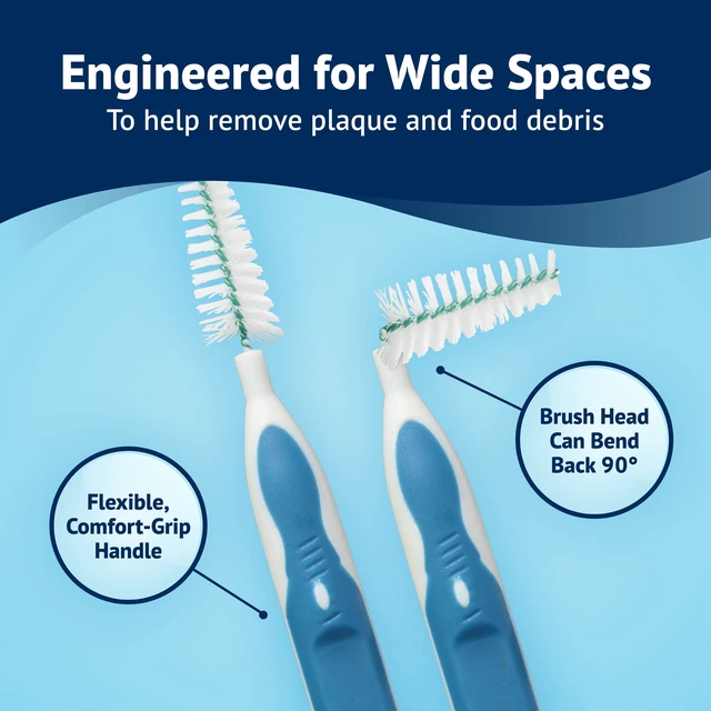 Alt view image 5 of 6 - Equate Wide Mint Interdental Brushes, 20 Count