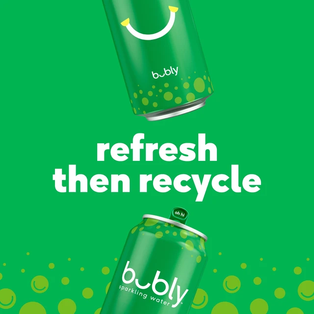Alt view image 4 of 6 - Bubly Lime Zero Sugar Zero Calories Sparkling Water 12 fl oz 8 Count