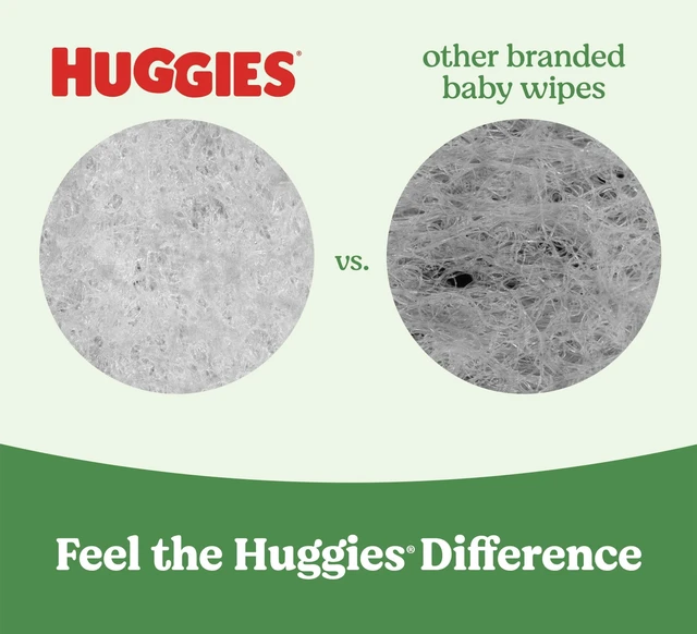 Alt view image 5 of 6 - Huggies Natural Care Sensitive Fragrance-Free Unscented Baby Wipes, 10 Packs, 560 Wipes