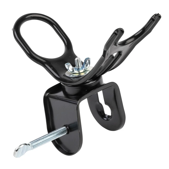 Alt view image 6 of 6 - 2-Pack Ozark Trail Adjustable Clamp-On Fishing Rod Holder with Rubber-Coated Clamp for Flat Mounting Surfaces