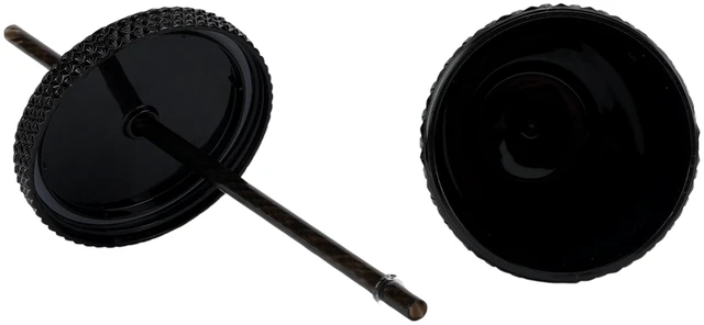 Alt view image 6 of 6 - Mainstays 26oz Plastic Double Wall Insulated Iridescent Textured Tumbler with Straw, Black