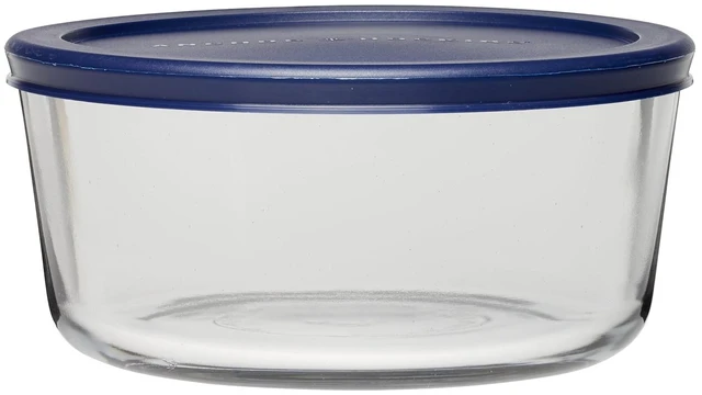 Main image of Anchor Hocking 7-Cup Round Glass Food Storage Container with Lid