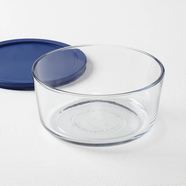 Alt view image 7 of 7 - Anchor Hocking 7-Cup Round Glass Food Storage Container with Lid