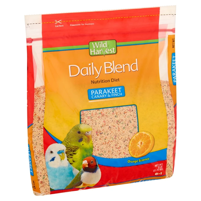 Alt view image 6 of 7 - Wild Harvest Parakeet, Canary & Finch Daily Nutrition Blend, 5lb