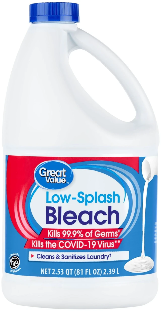 Main image of Great Value Low-Splash Bleach, 81 fl oz