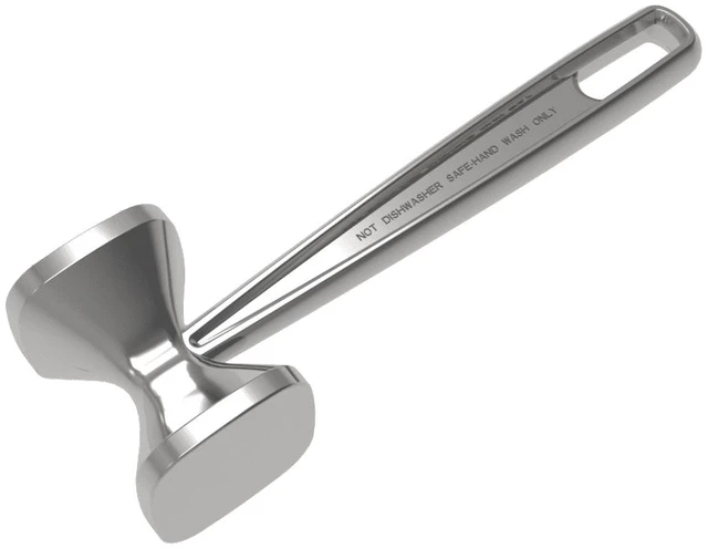 Alt view image 2 of 5 - Meat Tenderizer Mallet, Mainstays Aluminum, Silver