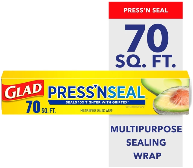 Main image of Glad Press'n Seal Plastic Food Wrap, 70 Square Feet