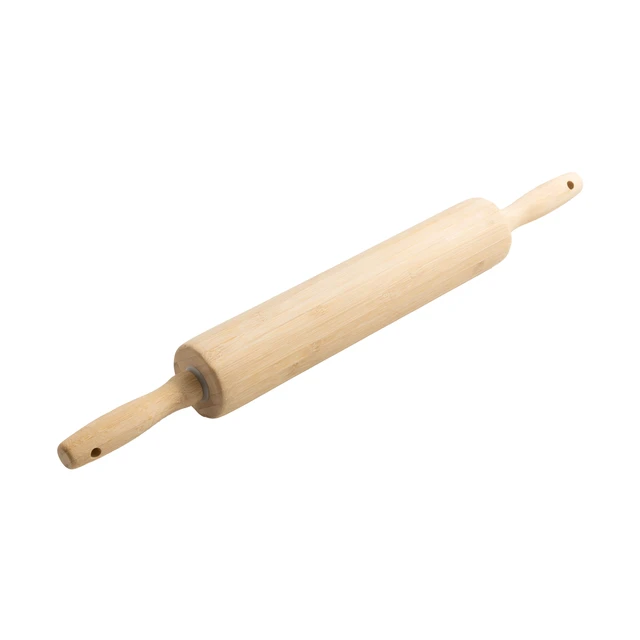 Alt view image 5 of 5 - Mainstays Classic Bamboo Rolling Pin, 18.3in x 2.16in