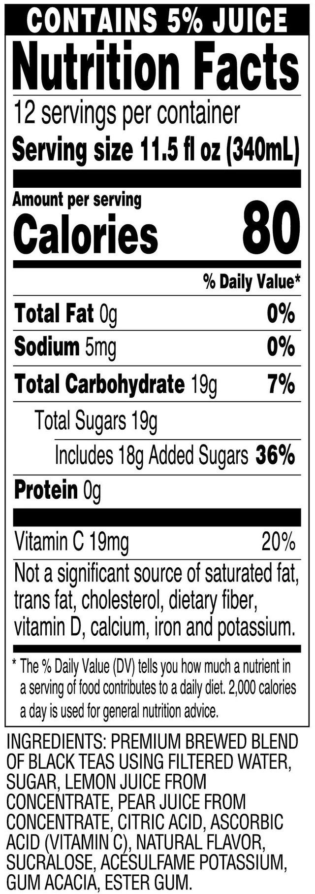 Alt view image 2 of 6 - AriZona Arnold Palmer Lite Half & Half Iced Tea Lemonade 11.5fl oz Pack of 12