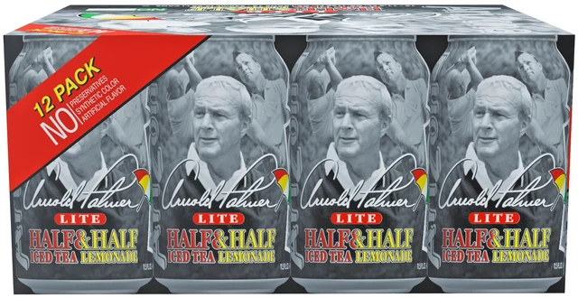 Alt view image 3 of 6 - AriZona Arnold Palmer Lite Half & Half Iced Tea Lemonade 11.5fl oz Pack of 12