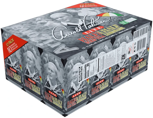 Alt view image 4 of 6 - AriZona Arnold Palmer Lite Half & Half Iced Tea Lemonade 11.5fl oz Pack of 12