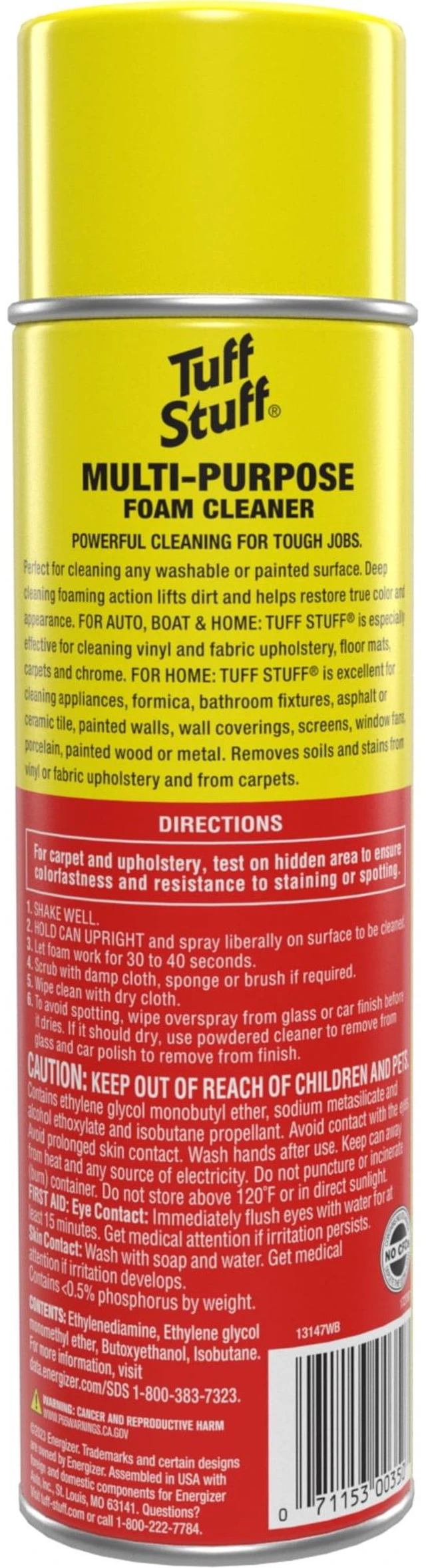 Alt view image 4 of 5 - Tuff Stuff Multi Purpose Foam Cleaner for Car Detailing, 22 oz