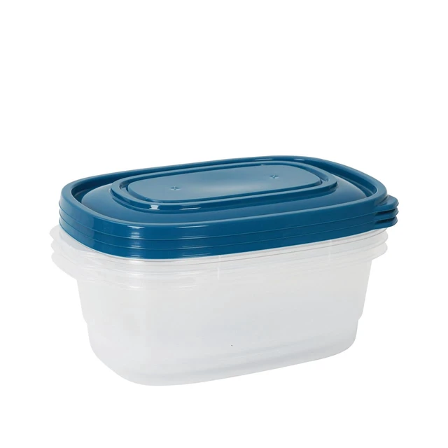 Alt view image 2 of 6 - Mainstays Semi-Durable 8-Cup Plastic Food Storage Container Set (3 Pack)