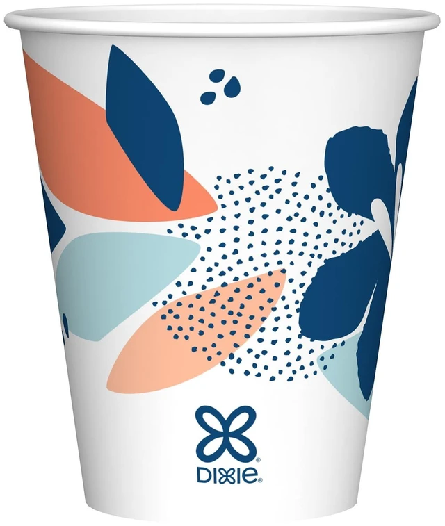 Alt view image 3 of 6 - Dixie Disposable 9oz Paper Cups, Multi-Color, 50 Count