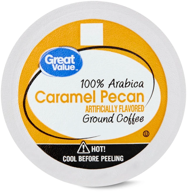 Alt view image 5 of 6 - Great Value Caramel Pecan Medium Roast Coffee Pods, 12Ct