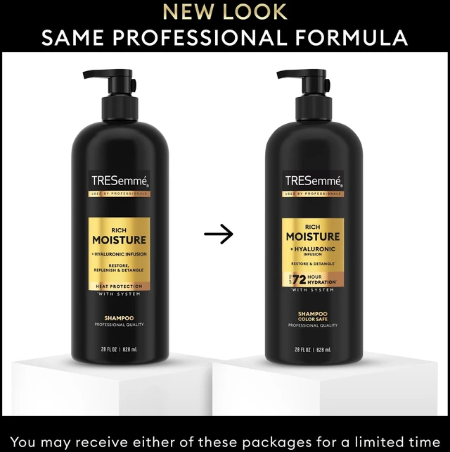 Alt view image 3 of 6 - TRESemm Hyaluronic Infusion Shampoo, 72H Hydration for Dry Hair, Restore & Replenish, 28 fl oz