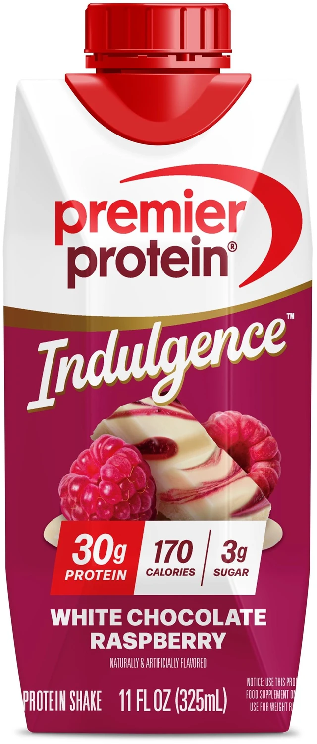 Alt view image 4 of 5 - Premier Protein Indulgence Protein Shake, White Chocolate Raspberry, 30g Protein, 11 fl oz, 4 Ct