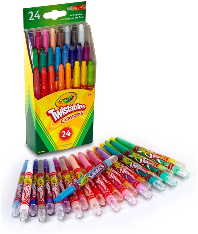 Alt view image 3 of 6 - Crayola Mini Twistables Crayons, 24 Ct, Ages 3+, Art Supplies for Kids