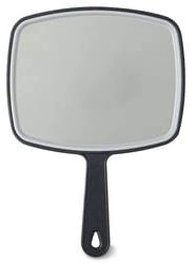 Alt view image 3 of 5 - Equate Medium Hand Face Mirror, Black, 10.6x7.6x0.3In, 1 Count