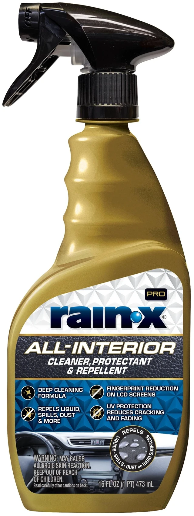 Main image of Rain-X Pro All Interior Cleaner, Protectant & Repellent, 16oz