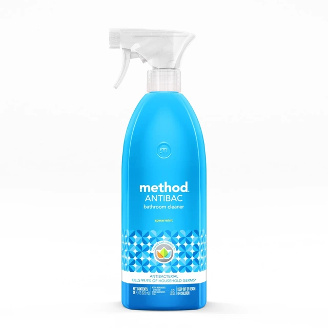 Main image of Method Antibacterial Bathroom Cleaner, 28 fl oz, Spearmint