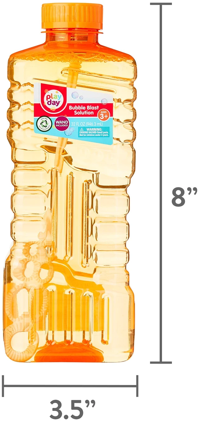 Alt view image 4 of 5 - Play Day Bubble Blast Solution 32fl oz Bottle Orange 1 Count