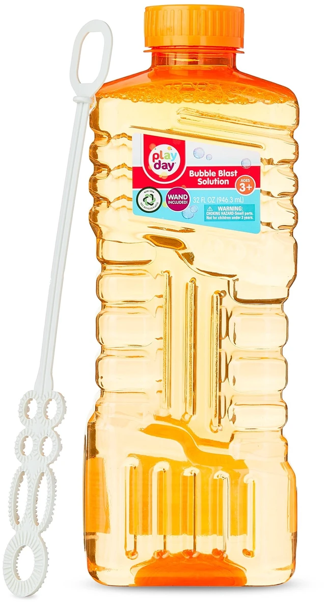 Alt view image 5 of 5 - Play Day Bubble Blast Solution 32fl oz Bottle Orange 1 Count