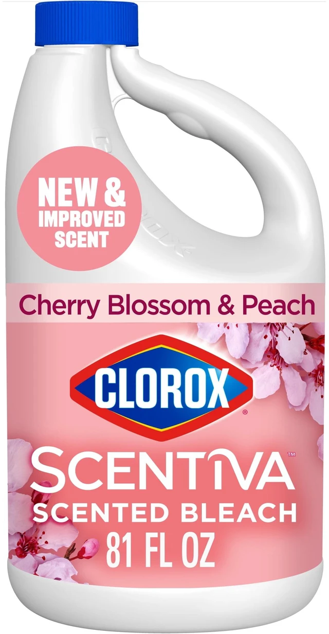 Main image of Clorox Scentiva Scented Bleach Cherry Blossom & Peach 81 fl oz