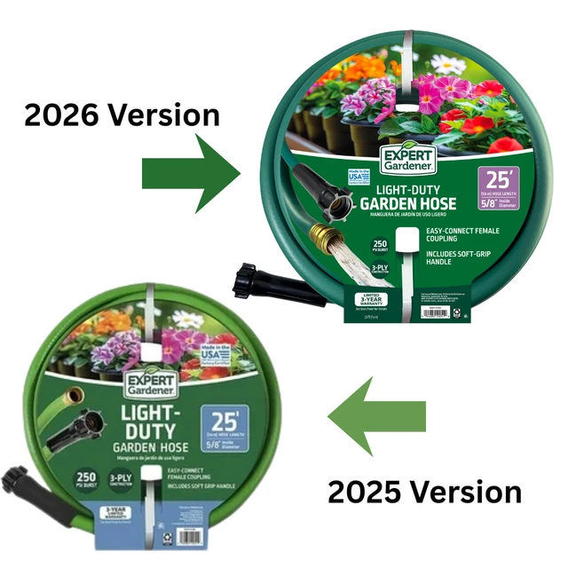 Alt view image 4 of 5 - Expert Gardener 5/8in x 25ft Light Duty Garden Hose