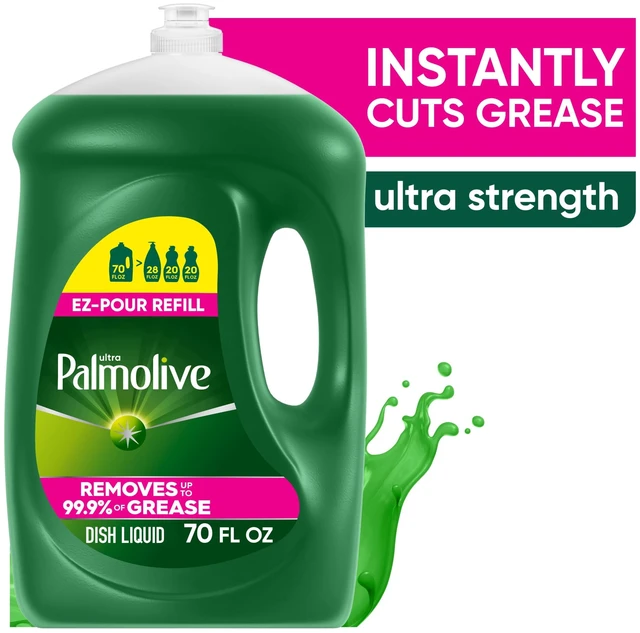 Main image of Palmolive Ultra Strength Liquid Dish Soap Grease Cutting 70 fl oz EZ-Pour Refill Bottle