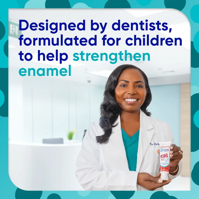 Alt view image 4 of 5 - Sensodyne Pronamel Kids Toothpaste, Fluoride Anticavity, Cavity and Enamel Protection, for Ages 2+, Berry Twist Flavored, 4 Oz