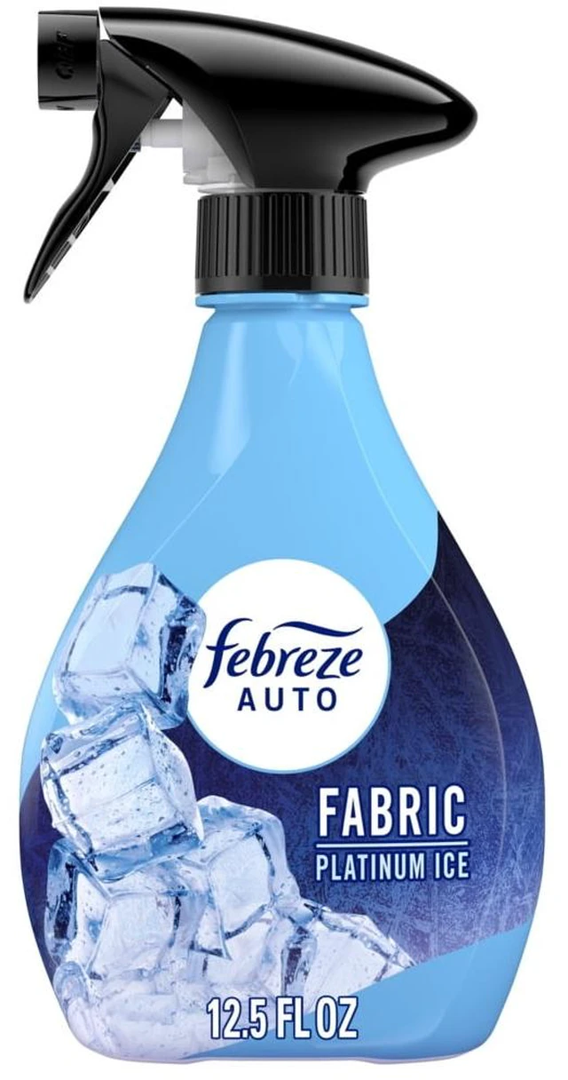 Main image of Febreze Platinum Ice Auto Car Fabric Spray, Odor Fighting Air Freshener, 12.5 fl oz
