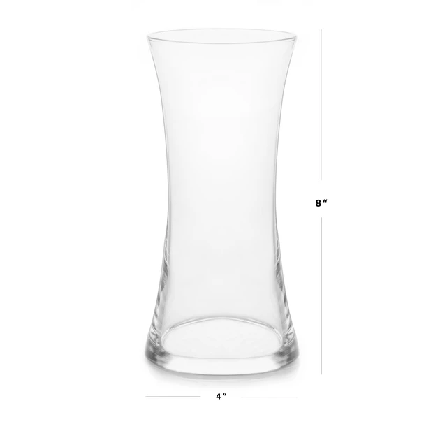 Alt view image 4 of 4 - Libbey Sydney Floral Vase 8" Clear Glass