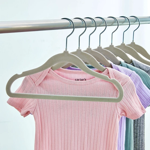 Alt view image 4 of 6 - Parent's Choice Infant & Toddler Velvet Hangers, 10 Count