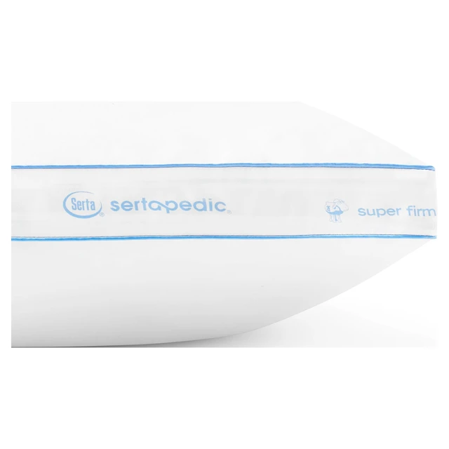 Alt view image 6 of 6 - Sertapedic Extra Firm Standard/Queen Hypoallergenic Bed Pillow (2-Pack)