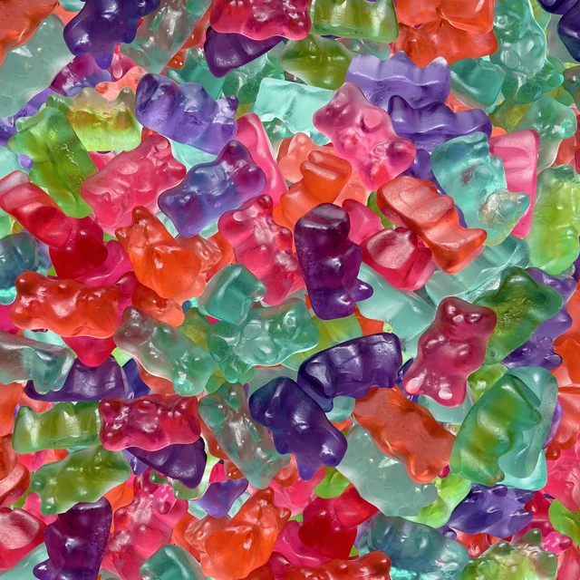 Alt view image 6 of 6 - HARIBO Goldbears Wild Berry Gummy Candy, 4 oz, Peg Bag