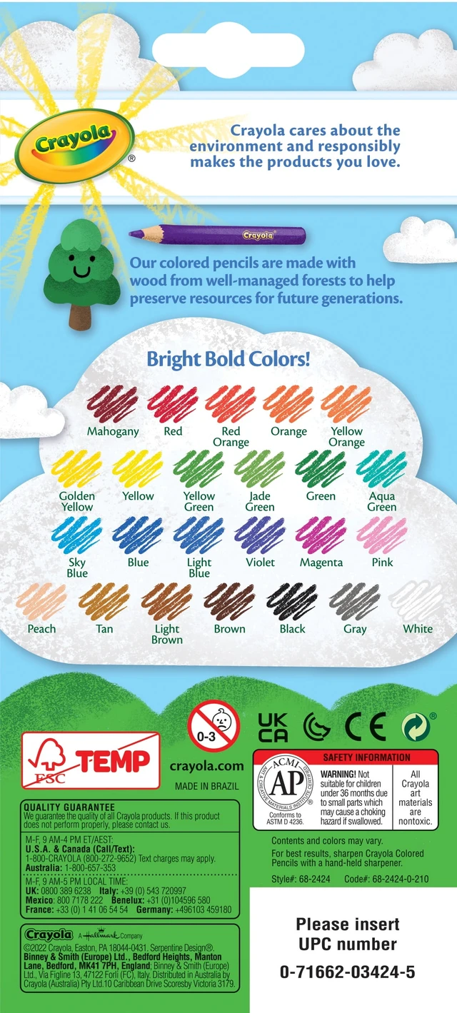 Alt view image 2 of 6 - Crayola Erasable Colored Pencils, 24 Count, School & Classroom Supplies for Kids and Teachers, Gift
