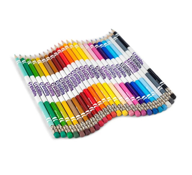 Alt view image 3 of 6 - Crayola Erasable Colored Pencils, 24 Count, School & Classroom Supplies for Kids and Teachers, Gift