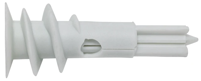 Alt view image 4 of 6 - Hillman #6 Nylon Drywall Anchor Screws, Pan Head Phillips, 50 lb., White, 8 Pack
