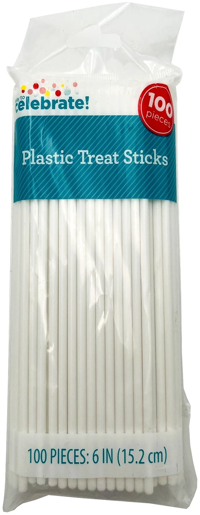 Alt view image 5 of 7 - Way to Celebrate 6" Plastic Treat Sticks, 100 Count