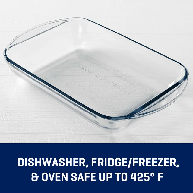 Alt view image 3 of 6 - Anchor Hocking 3 Quart 9x13 Inch Glass Baking Dish